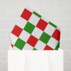 Tableau de contrôle rétro Noël rouge et vert