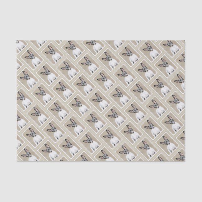 Papier Mousseline Tableau Rat Terrier - Cute Original Chien Art (Recto)