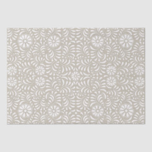 Papier Mousseline Talavera beige Carrelage style espagnol Fiesta