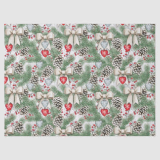 Papier Mousseline Tannenzaphes et mailles