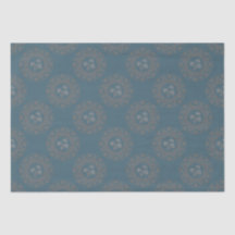 Tapisserie dorée Rococo Classic Polka Dot Mandala