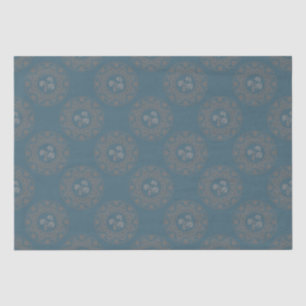 Papier Mousseline Tapisserie dorée Rococo Classic Polka Dot Mandala
