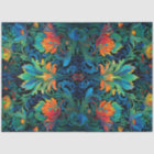 Tapisserie florale Abstraite Gras Vivid Coloré