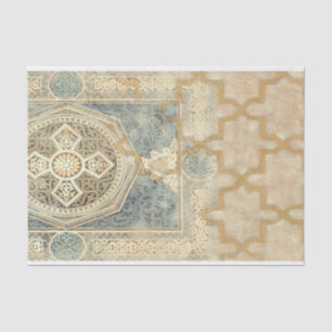 Papier Mousseline Tapisserie ornementale avec design géométrique orn