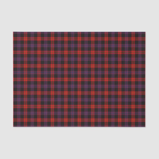 Papier Mousseline Tartan Brown de clan (Recto)