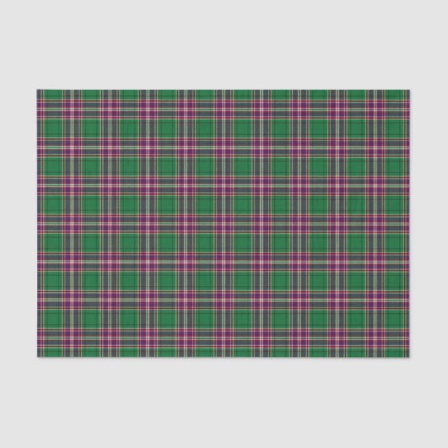 Papier Mousseline Tartan de chasse de MacFarlane de clan (Recto)