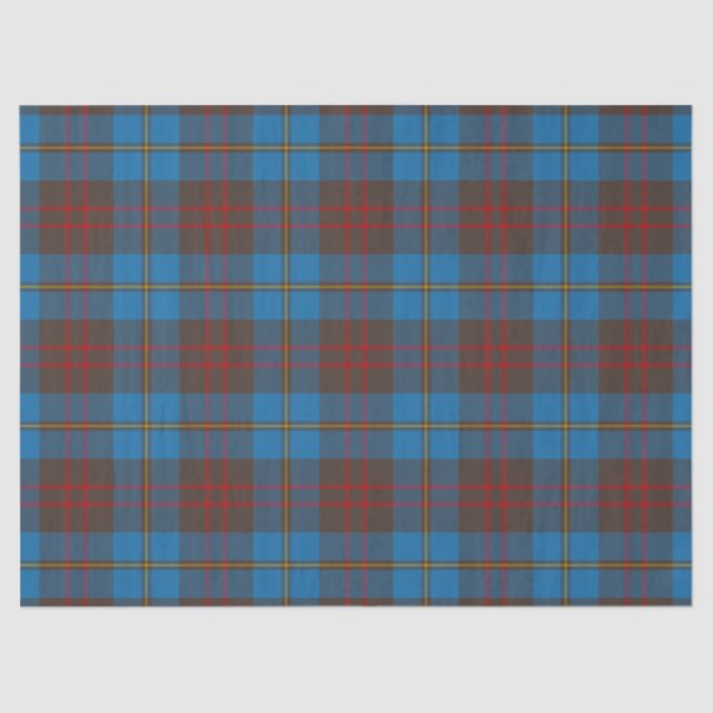 Papier Mousseline Tartan de clan de chasse de Cameron (Recto)