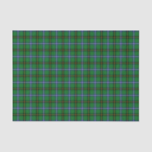 Papier Mousseline Tartan de Henderson de clan (Recto)
