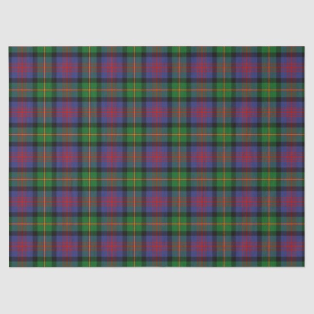 Papier Mousseline Tartan de Logan de clan (Recto)