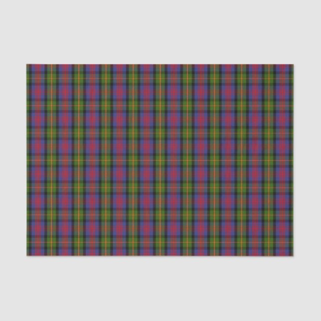 Papier Mousseline Tartan de MacLennan de clan (Recto)