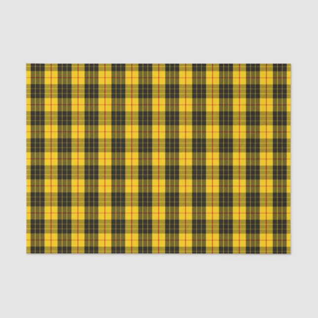 Papier Mousseline Tartan de Macleod de clan (Recto)