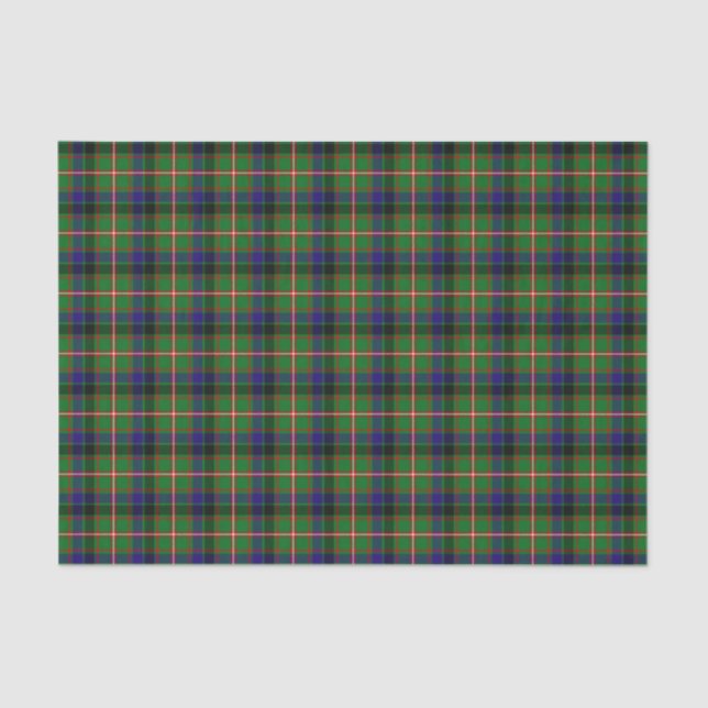 Papier Mousseline Tartan de Reid de clan (Recto)