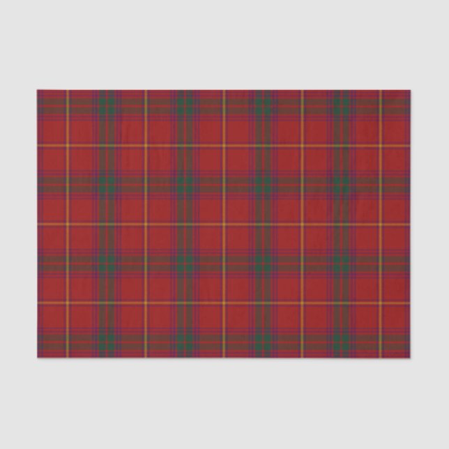 Papier Mousseline Tartan d'Irlandais de Galway du comté (Recto)