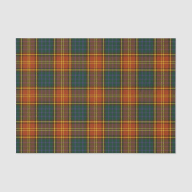 Papier Mousseline Tartan d'Irlandais de Roscommon du comté (Recto)