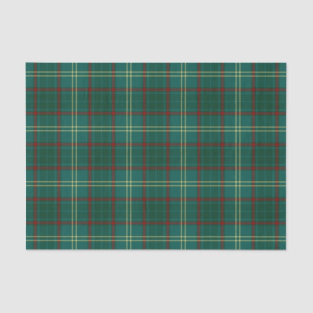 Papier Mousseline Tartan d'Irlandais du comté d'Armagh (Recto)