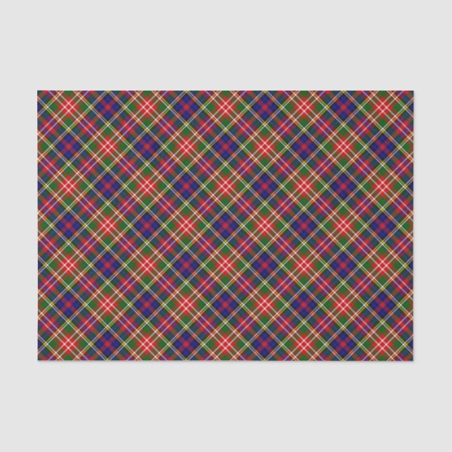 Papier Mousseline Tartan du clan Christie (Recto)
