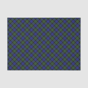 Papier Mousseline Tartan du clan Mackay Plaid Écossais