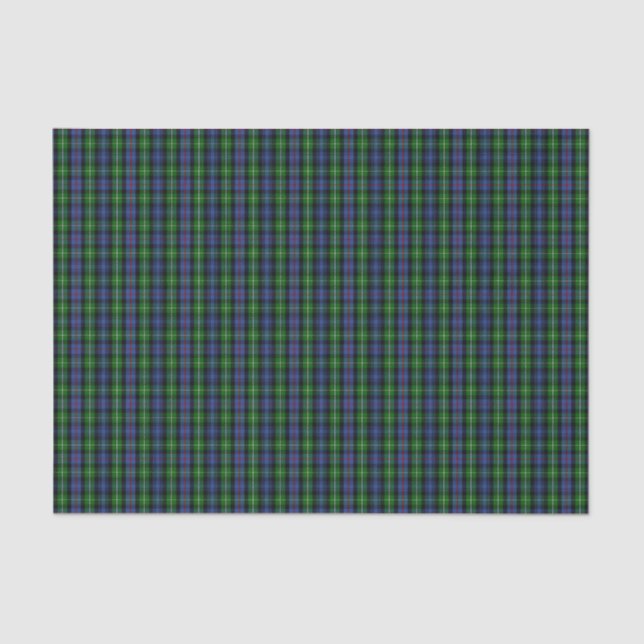 Papier Mousseline Tartan du Mackenzie de clan (Recto)