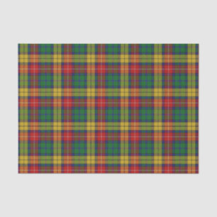 Papier Mousseline Tartan écossais de Buchanan de clan de cadeaux