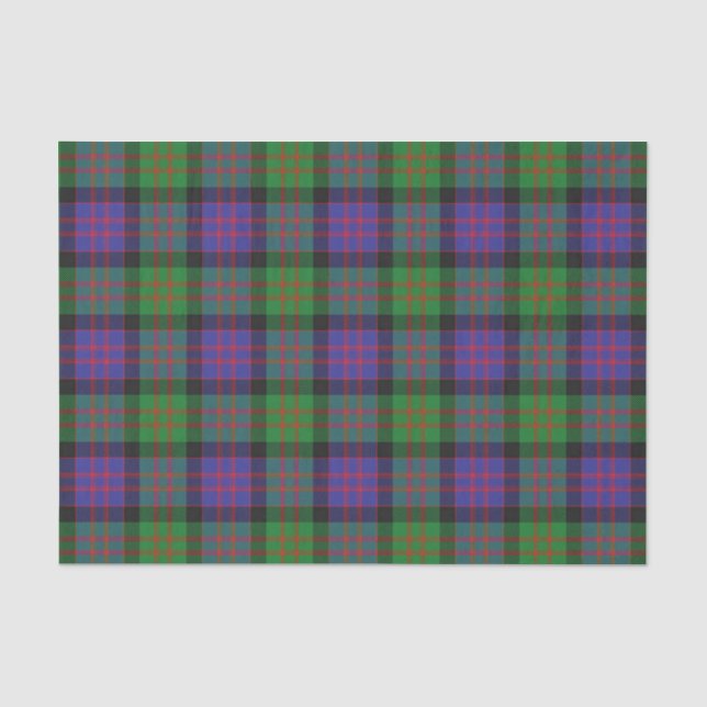 Papier Mousseline Tartan écossais de Donald MacDonald de clan de (Recto)