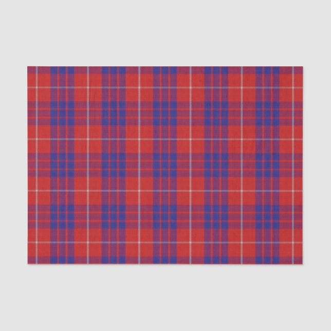 Papier Mousseline Tartan écossais de Hamilton de clan de cadeaux (Recto)