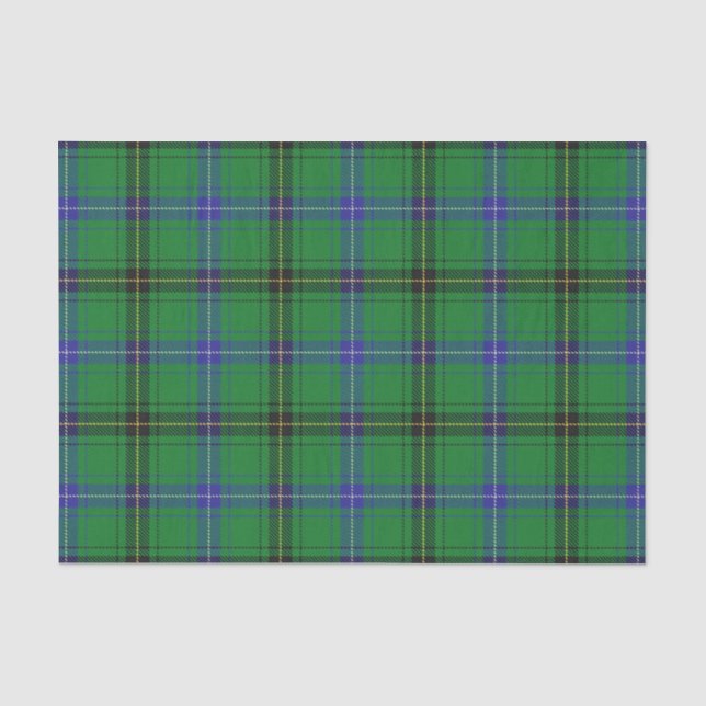 Papier Mousseline Tartan écossais de Henderson de clan de cadeaux (Recto)