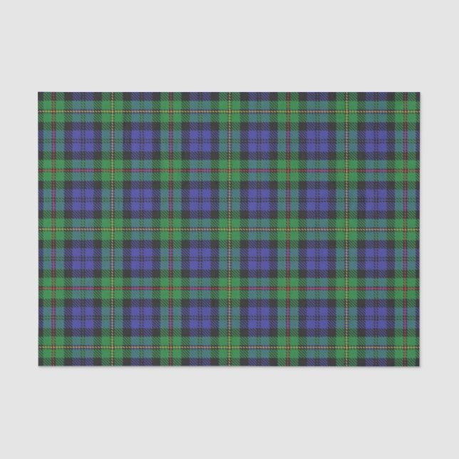 Papier Mousseline Tartan écossais de MacEwen de clan de cadeaux (Recto)