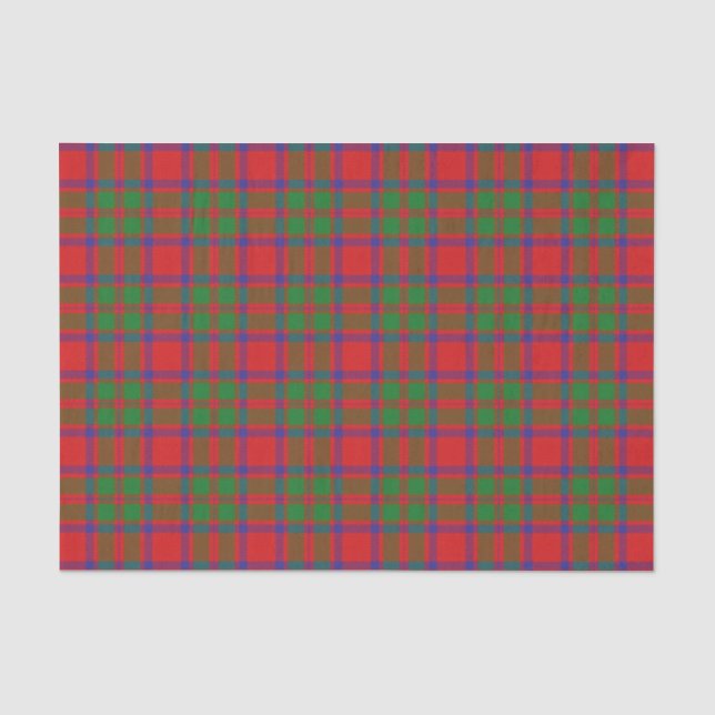 Papier Mousseline Tartan écossais de Mackintosh de clan de cadeaux (Recto)