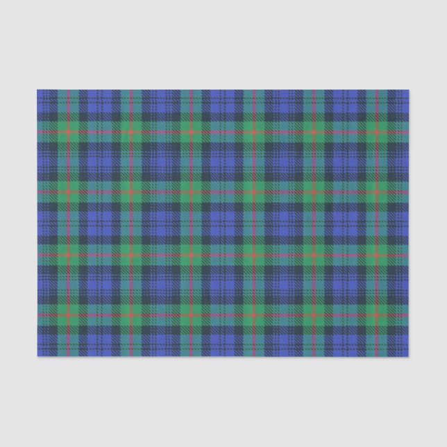 Papier Mousseline Tartan écossais de Murray de clan de cadeaux (Recto)