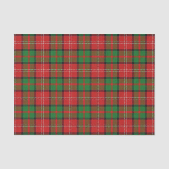 Papier Mousseline Tartan écossais de Nisbet Nesbitt de clan de (Recto)