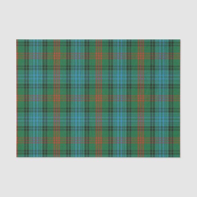 Papier Mousseline Tartan écossais de Ross de clan de cadeaux (Recto)
