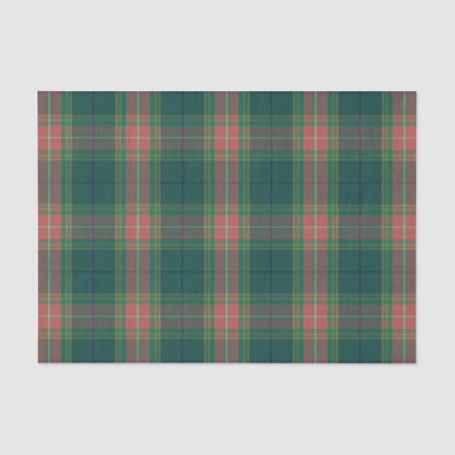 Papier Mousseline Tartan irlandais de Gallagher de clan de cadeaux (Recto)