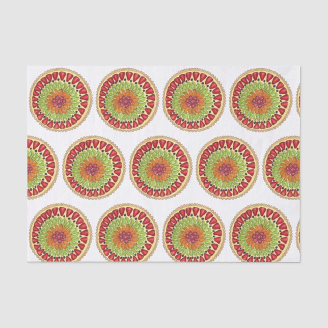 Papier Mousseline Tarte aux Fruits Tarte aux tartes Pâte française (Recto)