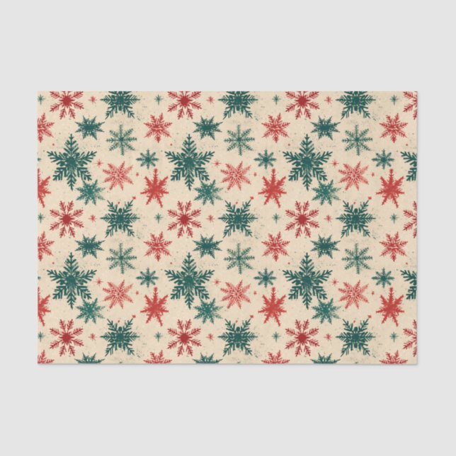Papier Mousseline Tarte de Noël et arbres sans mer (Recto)