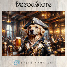 Taverne du chien pirate Découpage