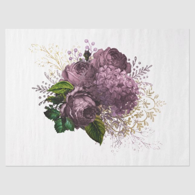Papier Mousseline Tea Garden Bee Series Design 29 (Recto)