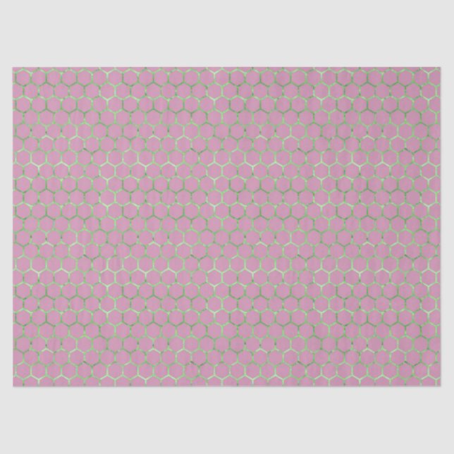 Papier Mousseline Tea Garden Bee Series Design 5 Tissu Papier (Recto)