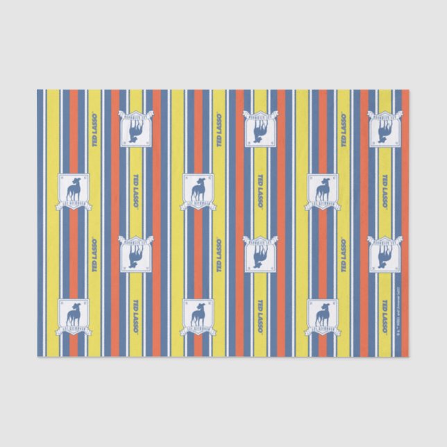 Papier Mousseline Ted Lasso | AFC Richmond Logo Motif de bande (Recto)