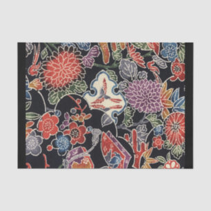 Papier Mousseline Teinture japonaise d'okinawaïen (Bingata)