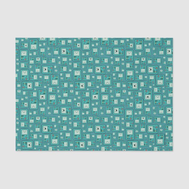 Papier Mousseline Temps d'aventure | Motif BMO (Recto)