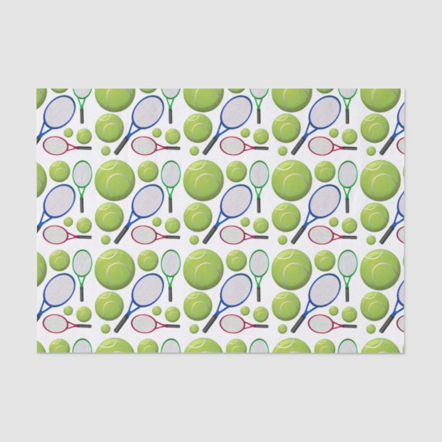Papier Mousseline Tennis (Recto)