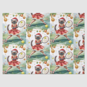 Papier Mousseline Tennis Christmas Party Thème pour Amoureux de les 