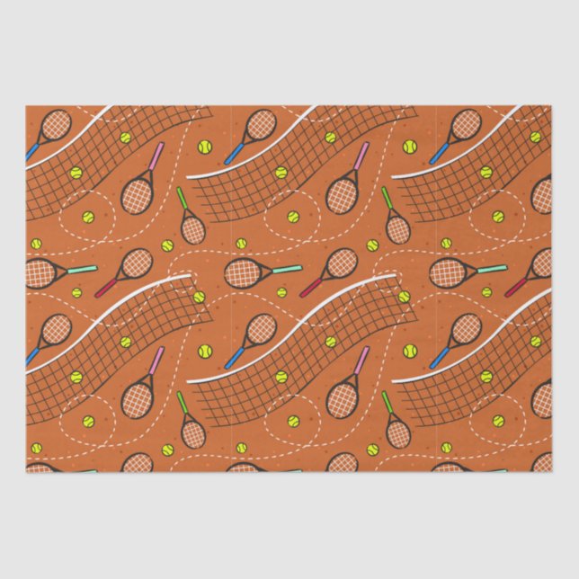 Papier Mousseline Tennis Game Fun (Recto)