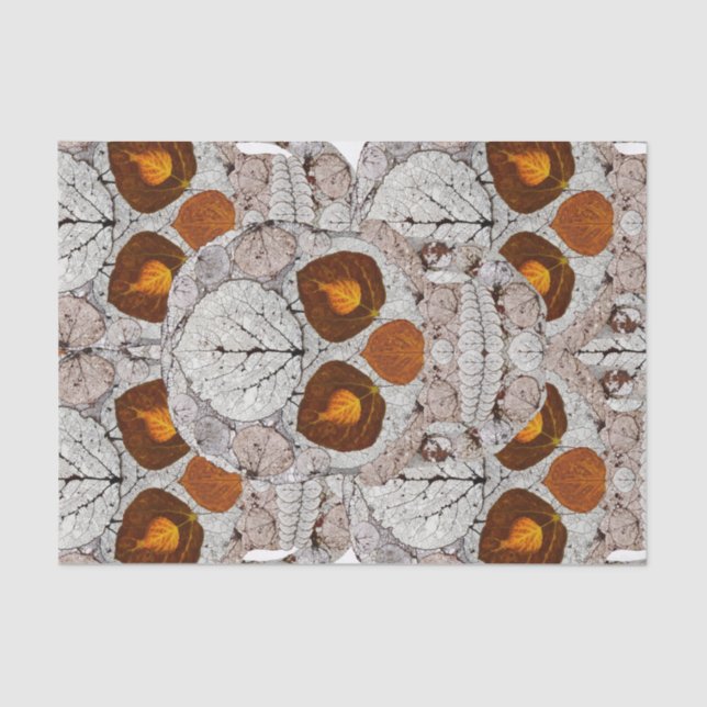 Papier Mousseline Tête de feuille d'aspect 11 (Recto)