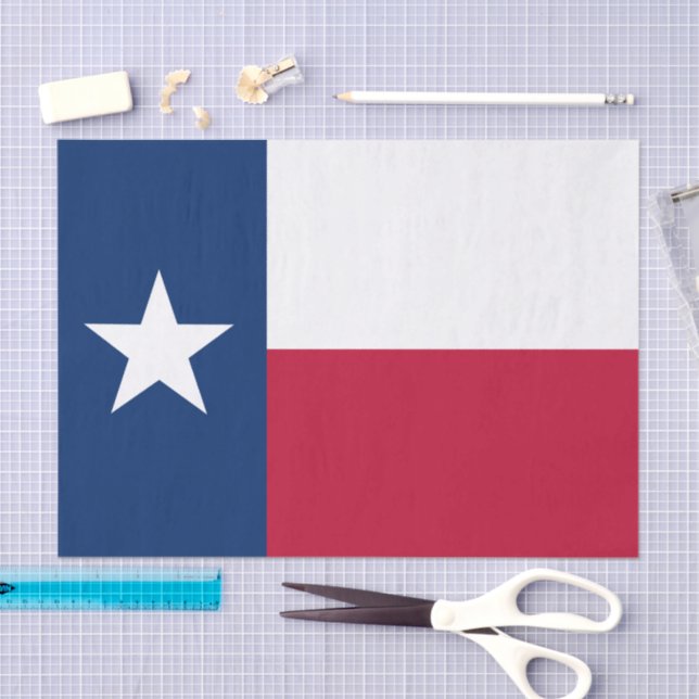 Papier Mousseline Texas tissue paper, Texas Flag tissue paper (Artisanat)