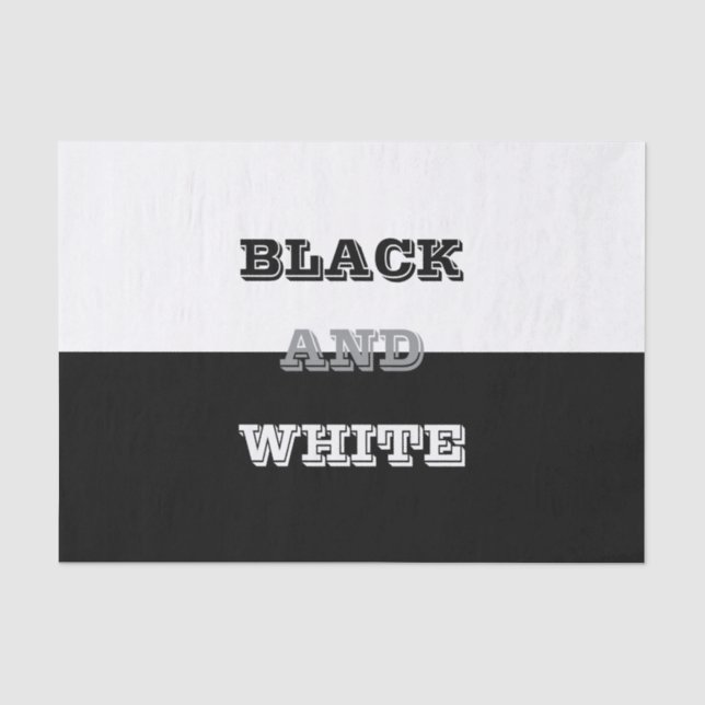 Papier Mousseline Texte Blanc Gris Noir Et Couleurs Solides (Recto)