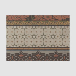 Papier Mousseline Textile d'origine avec Motifs décoratifs