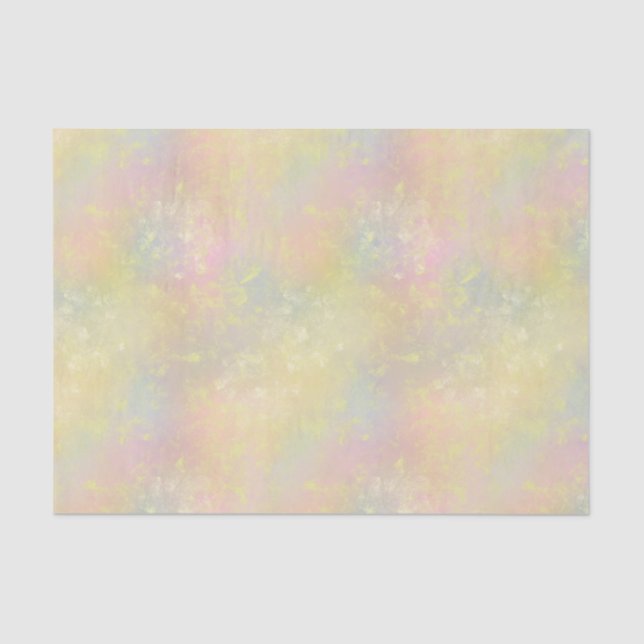 Papier Mousseline Texture Abstraite du ressort pastel (Recto)