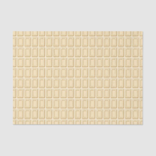 Papier Mousseline Texture blanche de barre de chocolat (Recto)