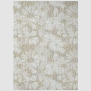 Papier Mousseline Texture crémeuse veloutée de marguerite florale